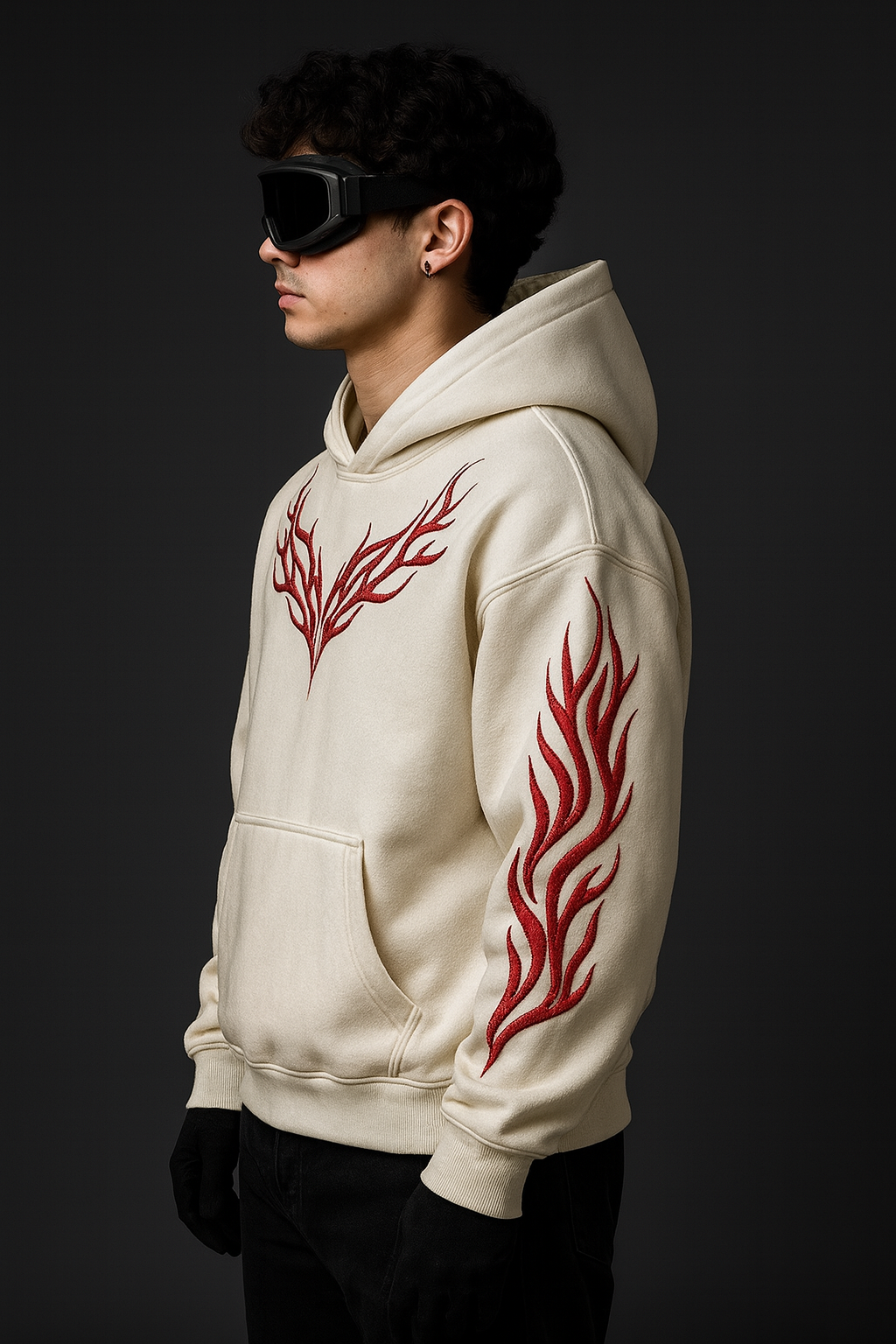 Gen V Inferno Hoodie – Ivory Heat Edition