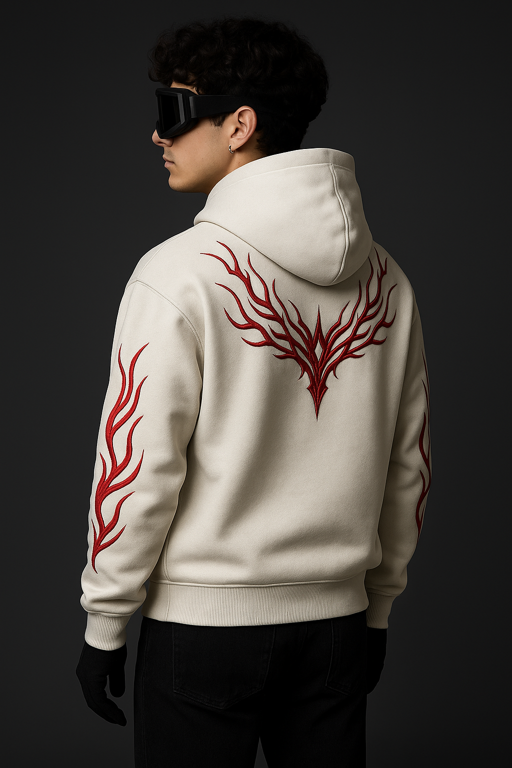 Gen V Inferno Hoodie – Ivory Heat Edition